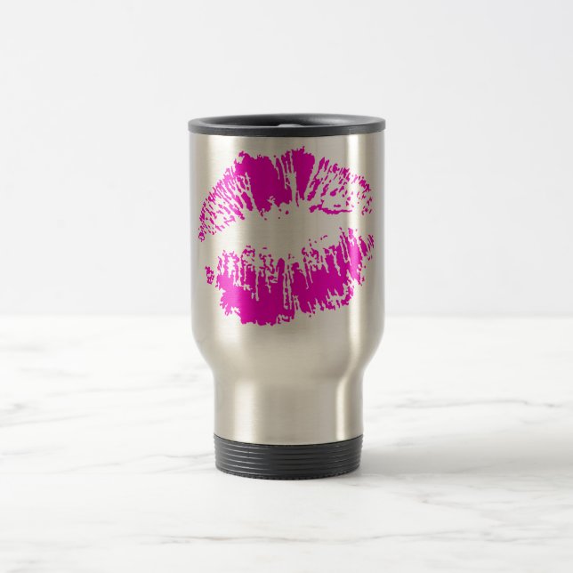 Neon Kiss Travel Mug (Center)