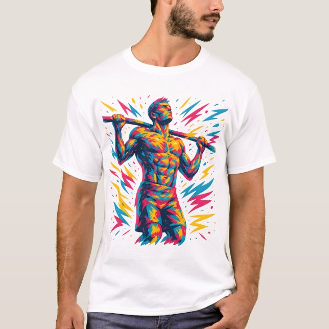 Neon Klimmzug T-Shirt (Front)