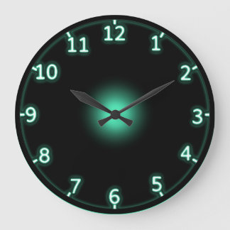 Neon Large Clock