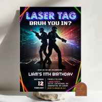 Neon Laser Tag Bruh You In Teens Birthday