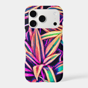 Neon Leaf Patterns Unveiled