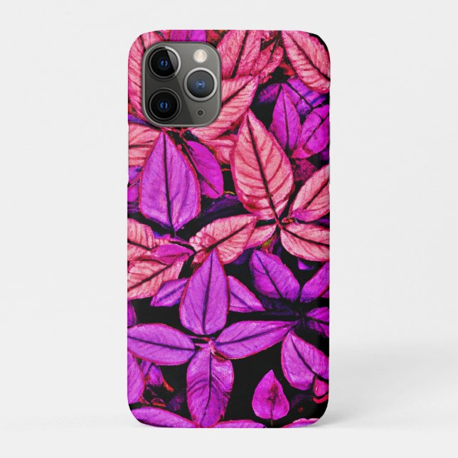 Neon Leaves Wonders Case-Mate iPhone Case (Back)