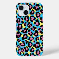 Neon Leopard Spots Pattern