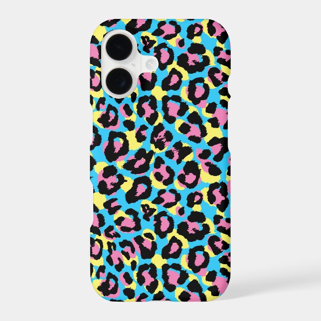 Neon Leopard Spots Pattern Samsung Galaxy S21 Case (Back)