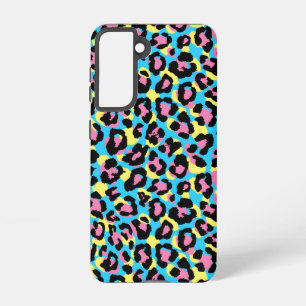 Neon Leopard Spots Pattern Samsung Galaxy Case