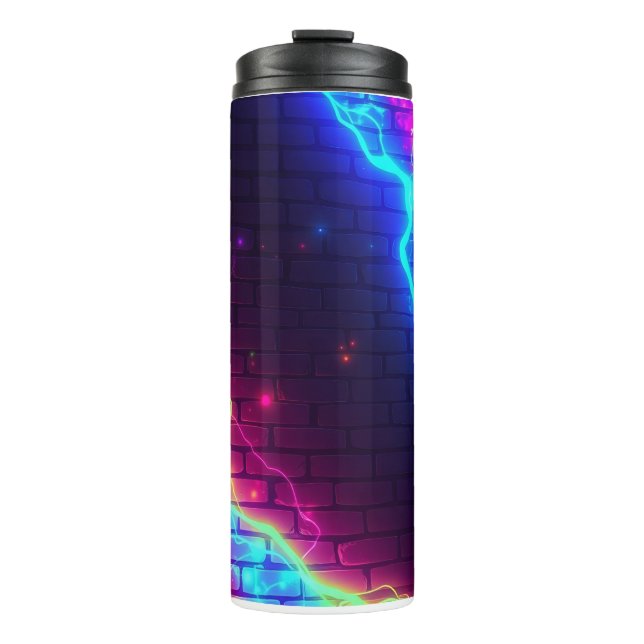 Neon light thermal tumbler (Front)