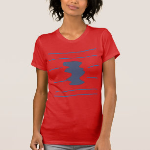 Neon lights dancing goddess night club lights am1 T-Shirt