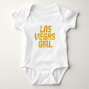 Neon Lights - Las Vegas Girl Baby Bodysuit