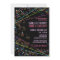 Neon Lights Sweet 16 Club Party Invitation