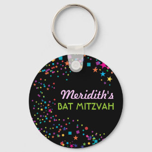 Neon Lights Sweet Birthday Party Favour Keychain