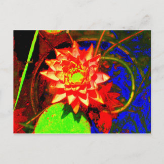 Neon Lily Postcard