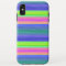 Neon Lime Green Hot Pink Blue Stripes Art Pattern