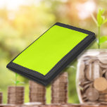 Neon Lime Yellow Solid Colour | Classic | Elegant Trifold Wallet<br><div class="desc">Neon Lime Yellow Solid Colour | Classic | Elegant | Trendy | Stylish | Gift</div>