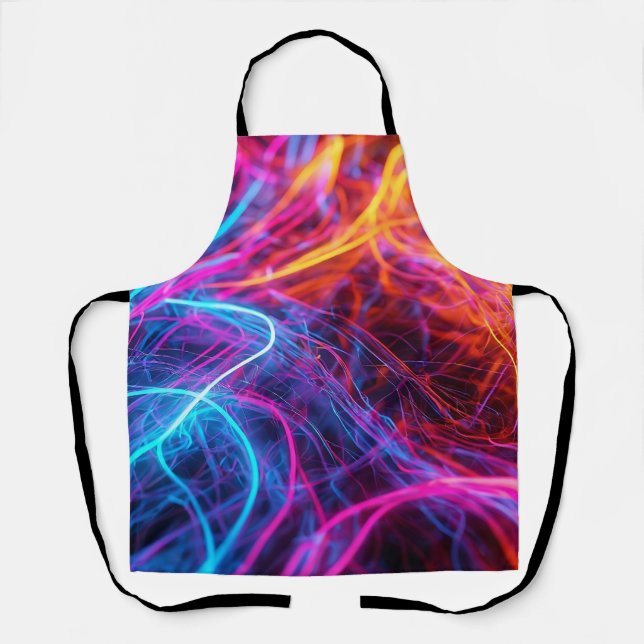 Neon Lines Apron (Front)