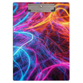 Neon Lines Clipboard