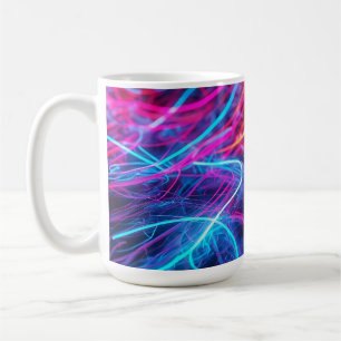 Neon Lines Coffee Mug