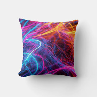 Neon Lines Cushion