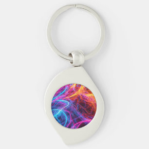 Neon Lines Key Ring