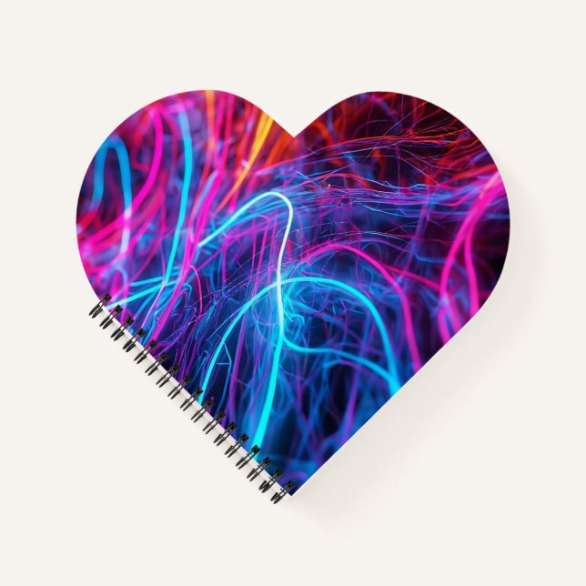 Neon Lines Notebook (Front)