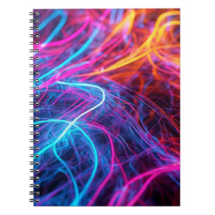 Neon Lines Notebook