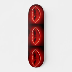 Neon Lips Skateboard
