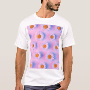 Neon-lit Multicolor Chamomile Array. T-Shirt