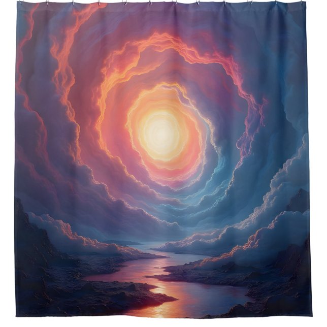 Neon Maelstrom -  Shower Curtain (Front)