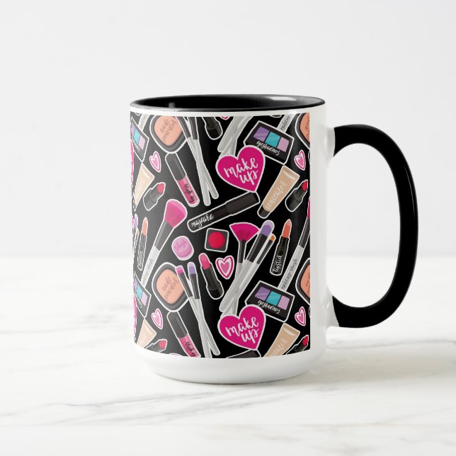 Neon Makeup Pattern Mug (Right)