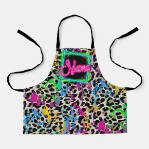 Neon mama apron