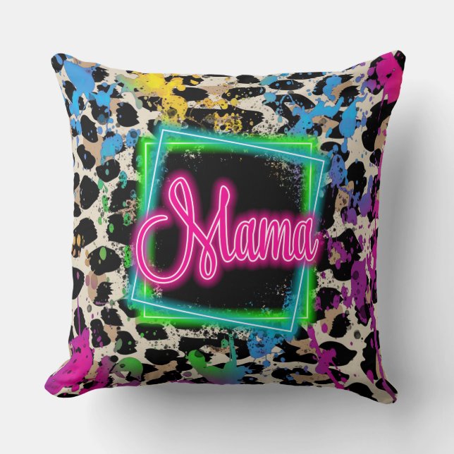 Neon mama cushion (Front)