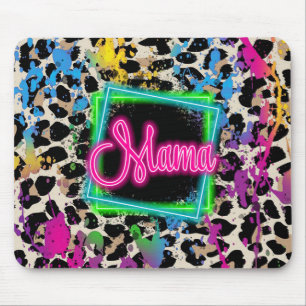 Neon mama mouse mat