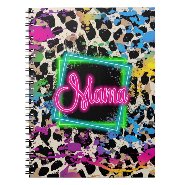 Neon mama notebook (Front)