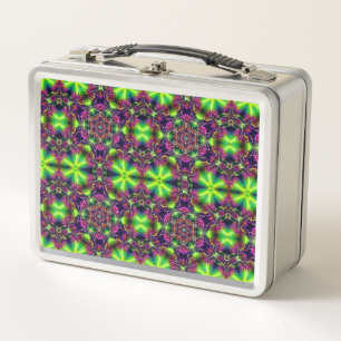 Neon Mandala – Psychedelic Lunch Break Metal Lunch Box