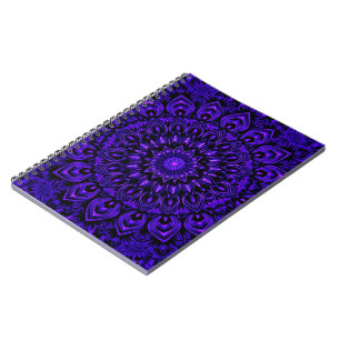 Neon Mandala: Radiant Symmetry Notebook