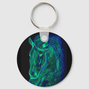 Neon Mane Keychain
