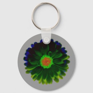 Neon Marigold Keychain
