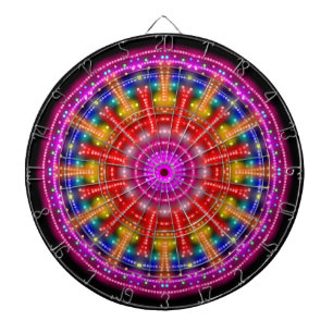 Neon Medallion Dartboard