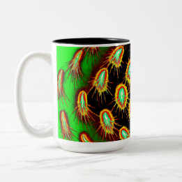 Neon Microburst Pattern Mug