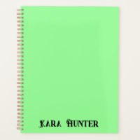 Neon Mint Colour | Modern Black Personalised Scrip