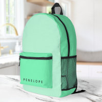 Neon Mint Green Stylish Trendy Two Tone