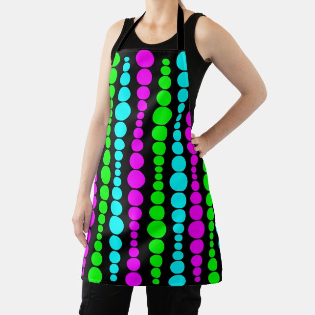 Neon Modern Rectangles  Apron (Insitu)