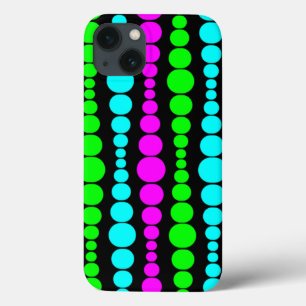 Neon Modern Rectangles iPhone 13 Case
