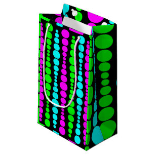 Neon Modern Rectangles  Small Gift Bag