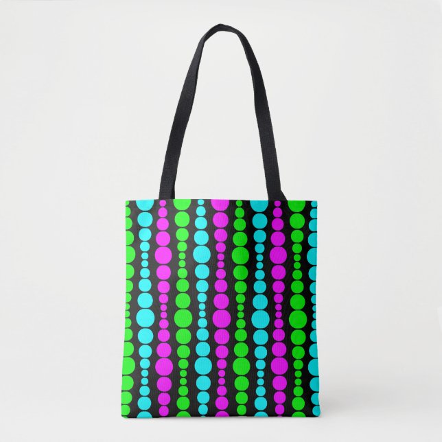 Neon Modern Rectangles  Tote Bag (Front)