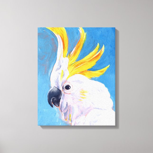 Neon Mohawk - Cockatoo Canvas Print (Front)