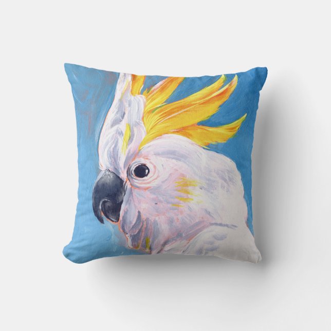 Neon Mohawk - Cockatoo Cushion (Front)