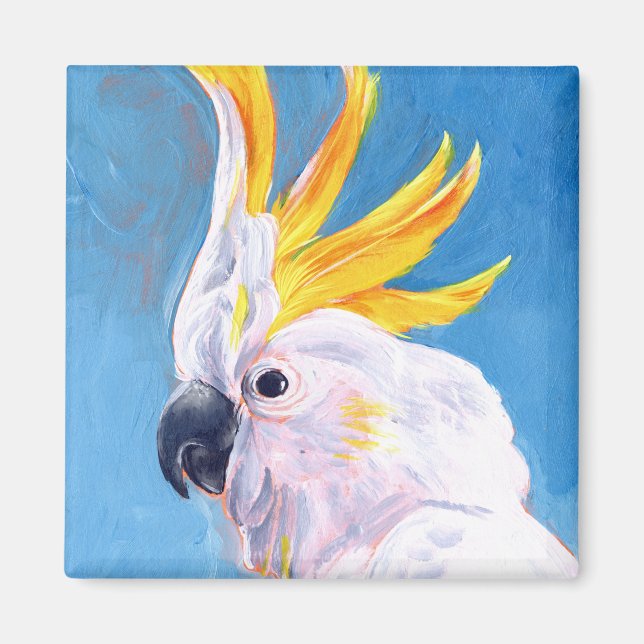 Neon Mohawk - Cockatoo Magnet (Front)