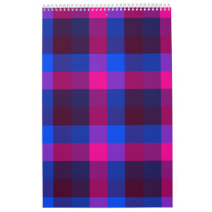 Neon mosaic fusion calendar