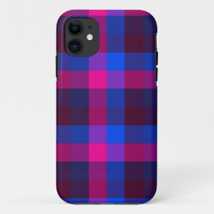 Neon mosaic fusion iPhone 11 case