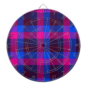 Neon mosaic fusion dartboard